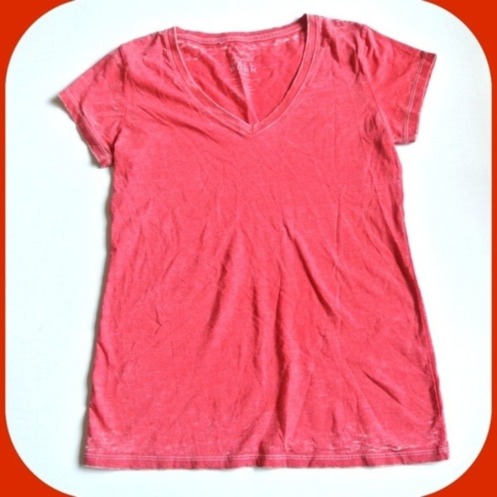 Well Worn‎ Short Sleeve Tee V neck Top L